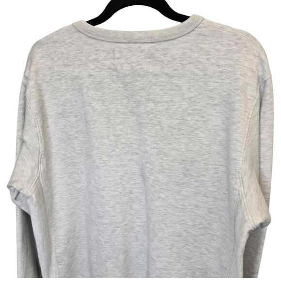 League Women's L Avalon Oatmeal Grey Crewneck Pullover Long Sleeve Sweater - Picture 5 of 14